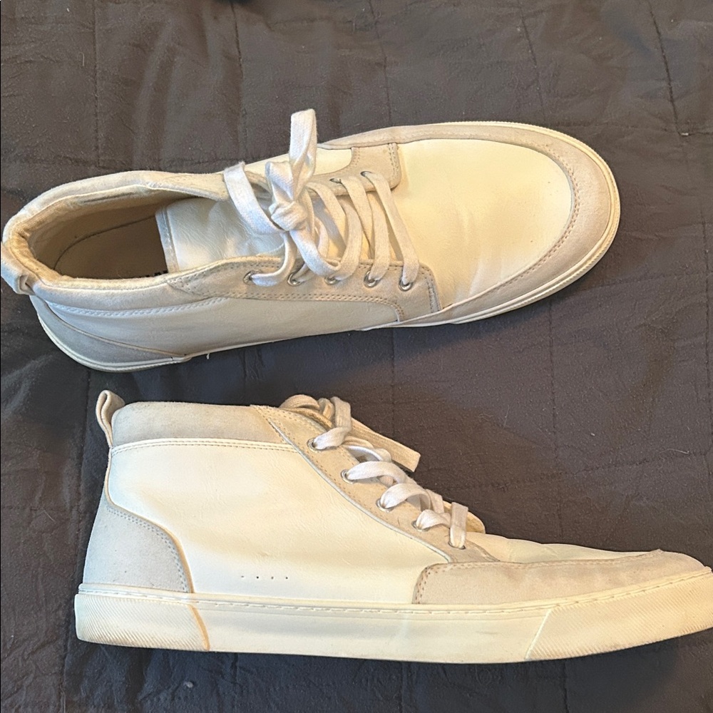 Old Navy Men's Cream High-Top Sneakers